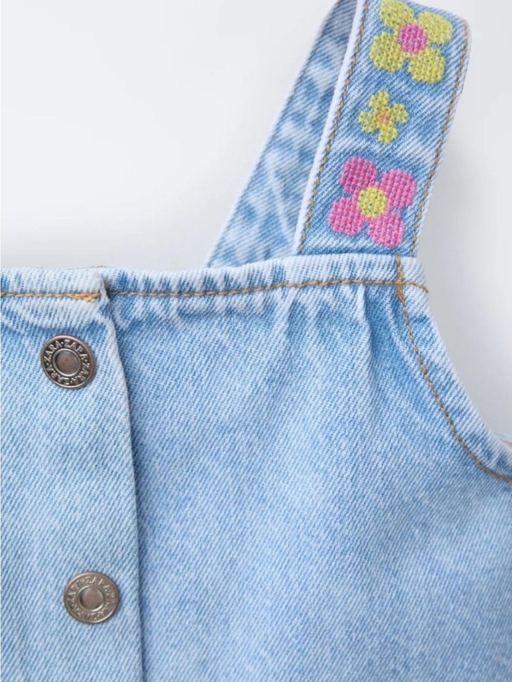 Zara Toddler Girl’s Two-Piece Denim Set - Size 4T - Picture 7 of 7